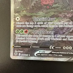 FREE SHIPPING Regidrago V 184/195 Silver Tempest Alt Art Holo Pokemon Card NM - Image 5
