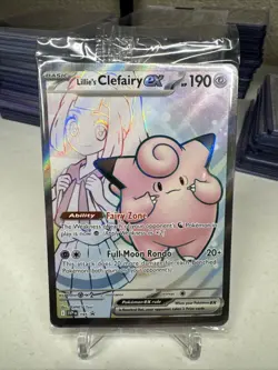 Lillie's Clefairy ex 195 Sv: Scarlet & Violet Promo Cards Holo Sealed - Image 1