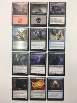 MTG Misprint/Miscut Card Lot - Magic The Gathering Miscut Card Lot - Image 1