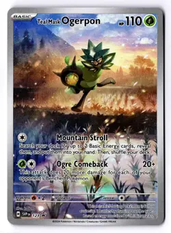 Teal Mask Ogerpon Promo SV: Scarlet & Violet Promo Cards 123 NM - Image 1