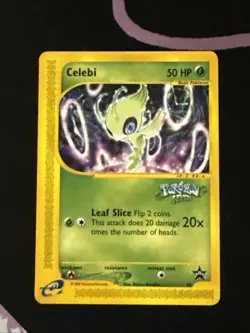 Celebi #50 '4 Ever' Black Star Promo WOTC Rare Pokemon Card - Image 1