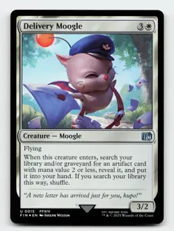 Delivery Moogle #15 FOIL FINAL FANTASY Magic The Gathering Card - Image 1