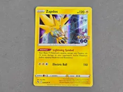Pokemon Zapdos 029/078 Holo Rare Basic 2022 Pokemon Go TCG Card - Image 1