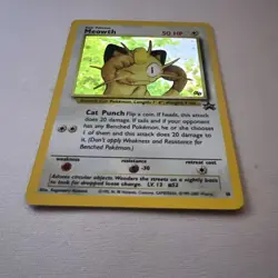 Pokemon Meowth Nintendo Black Star Promo 10 Holo Pokemon Card - Image 2
