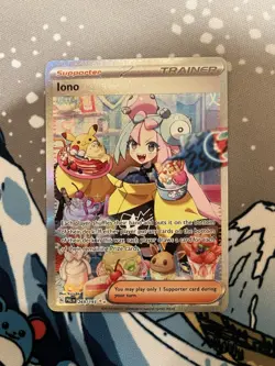 Pokemon TCG Iono Paldea Evolved Holo Card 269/193 Special Illustration Rare NM - Image 1