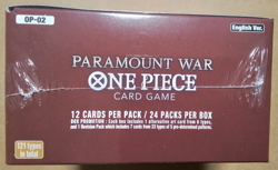 One Piece Card Game TCG OP-02 Paramount War 1st Ed. Booster Box English Sealed - Image 3