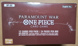 One Piece Card Game TCG OP-02 Paramount War 1st Ed. Booster Box English Sealed - Image 5