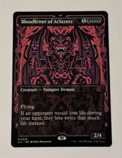 MTG Bloodletter of Aclazotz (Borderless) The Lost Caverns of Ixalan NM - Image 1