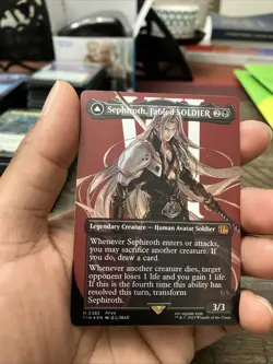 Sephiroth, Fabled SOLDIER (0382) (Borderless) Final Fantasy Foil - Image 1