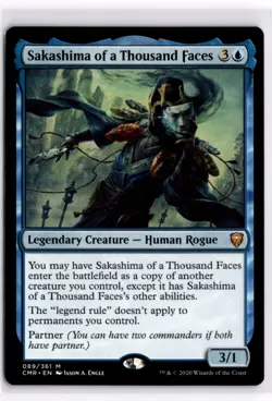 Sakashima of a Thousand Faces Commander Legends 89LP x1 MTG Magic: the Gathering - Image 1