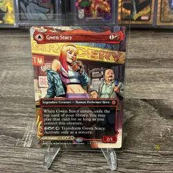 MTG Gwen Stacy (0202) (Borderless) - Spider-Man (Non Foil) - Image 1
