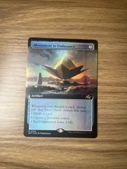 Monument to Endurance (EXTENDED FOIL) - Aetherdrift (Magic the Gathering) - Image 2