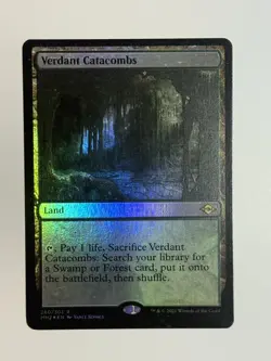 Magic the Gathering Modern Horizons 2 Verdant Catacombs Foil - Image 1