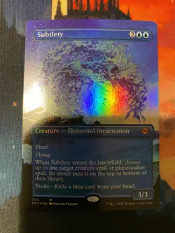 MTG Modern Horizons 2 Subtlety Borderless Foil - Image 1