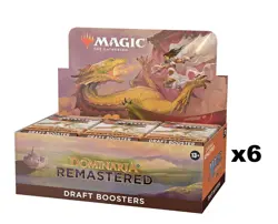SEALED CASE! 6x Draft Booster Box Dominaria Remastered DMR MTG - Image 1
