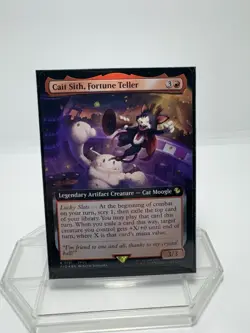 Cait Sith Fortune Teller Extended Art FOIL MTG Final Fantasy NM - Image 4