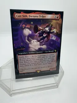 Cait Sith Fortune Teller Extended Art FOIL MTG Final Fantasy NM - Image 5