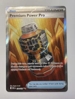 Premium Power Pro 174/132 Pokemon TCG Card Mega Evolution Full Art - In Hand - Image 1