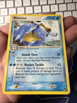 Pokemon Pop Series 3 Promo Blastoise 1/17 Non-Holo Rare LP - Image 5