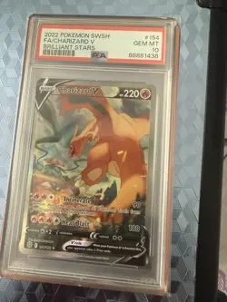 PSA 10 Charizard V 154/172 Brilliant Stars Alternate Art POKEMON LUCKY 8888 🇦🇺 - Image 5