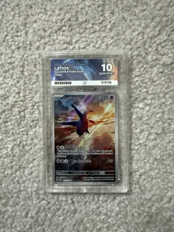 Pokemon TCG Latios 203/191 Surging Sparks Illustration Rare Ace Graded 10 - Image 1
