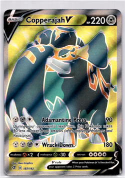 Copperajah V (Full Art) SWSH02: Rebel Clash - Pokemon Near Mint - Image 1