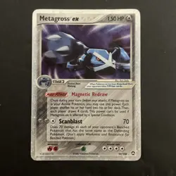 Metagross ex 2007 95/108 Power Keepers Holo Rare Pokemon Trading Card - Image 1