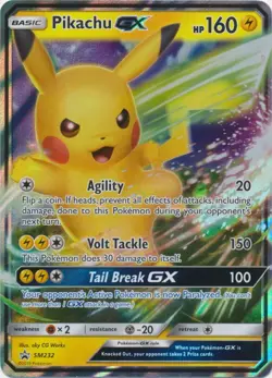 Pikachu GX SM232 SM Promos Pokemon TCG - Image 1
