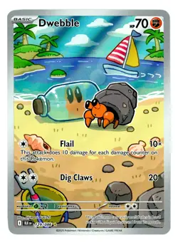 Pokemon TCG Dwebble 129/086 Black Bolt IR English 2025 - Image 1