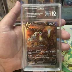 Pokemon Japanese VSTAR Universe Entei V SAR 213 TAG 10 Gem Mint - Image 1