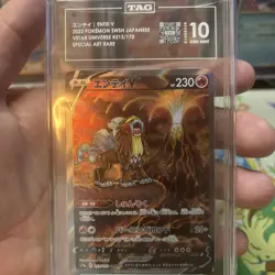 Pokemon Japanese VSTAR Universe Entei V SAR 213 TAG 10 Gem Mint - Image 4