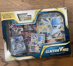 Pokemon TCG Glaceon V Star Special Collection Box EVOLVING SKIES PACKS - Image 1