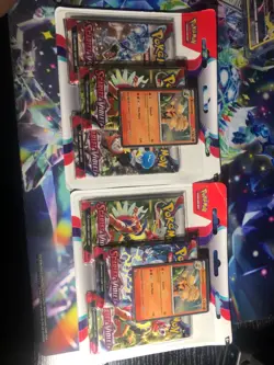 Pokemon TCG: Scarlet and Violet Base ~ 3 Pack Blister Booster [Dondozo] Set of 2 - Image 1