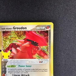 Team Magma's Groudon #009/095 NM Pokemon Celebrations Classic Collection TCG - Image 4
