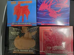 Pokemon TCG Sword and Shield Assorted ETB Lot of 4 Factory Sealed New - Image 1