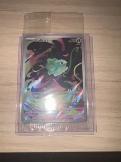 Bulbasaur Mega Evolution 133/132 Black Star Promo Stamped Pokemon TCG c - Image 1
