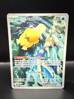 Pokemon TCG Misty's Psyduck Scarlet & Violet 193/182 Destined Rivals NM - Image 1