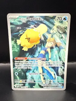 Pokemon TCG Misty's Psyduck Scarlet & Violet 193/182 Destined Rivals NM - Image 2