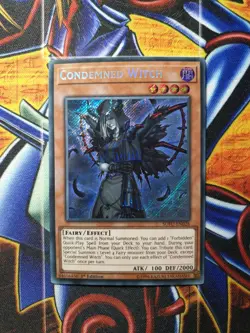 SOFU-EN028 CONDEMNED WITCH Secret Rare mixed Edition YuGiOh Card - Image 1