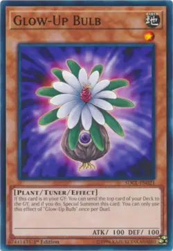 *** GLOW-UP BULB *** SDCL-EN021 3 AVAILABLE YUGIOH! (MINT/NM) CONDITION - Image 1
