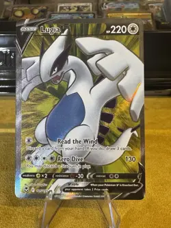 Pokemon Lugia v TCG Full Art Silver Tempest Card 185/195 50 - Image 1