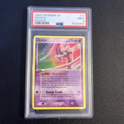 Deoxys 2005 Pokemon Ex Deoxys PSA 9 Graded Card MINT #17/107 - Image 1
