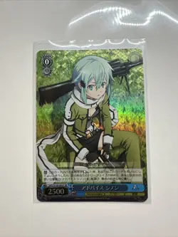 Sinon Sword Art Online Weiss Schwarz SAO Card S100-092S SR Foil - Image 1