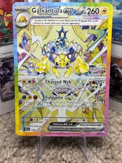 SIR Galvantula EX Illustration Rare Card Stellar Crown 168/142 - Image 1
