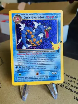 Pokemon Card Dark Gyarados Celebrations Classic Holo Rare 8/82 NM-Mint - Image 1