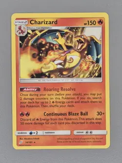 Pokemon TCG Charizard 14/181 Card Team Up Non Holo Rare Mint - Image 3