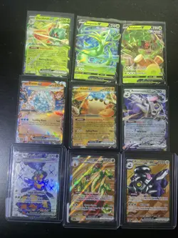 Pokemon Card Lot 9 V/EX/FullArt Cards NM - Image 1