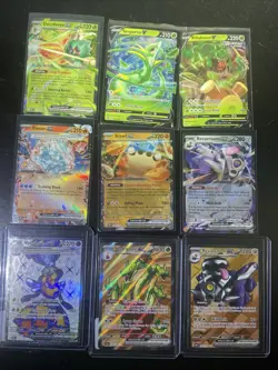 Pokemon Card Lot 9 V/EX/FullArt Cards NM - Image 2