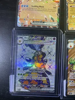 Pokemon Card Lot 9 V/EX/FullArt Cards NM - Image 4