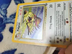 Pokemon TCG Card English Jungle Set Pidgeot 8/64 Holo Rare MOD PLAYED - Image 2